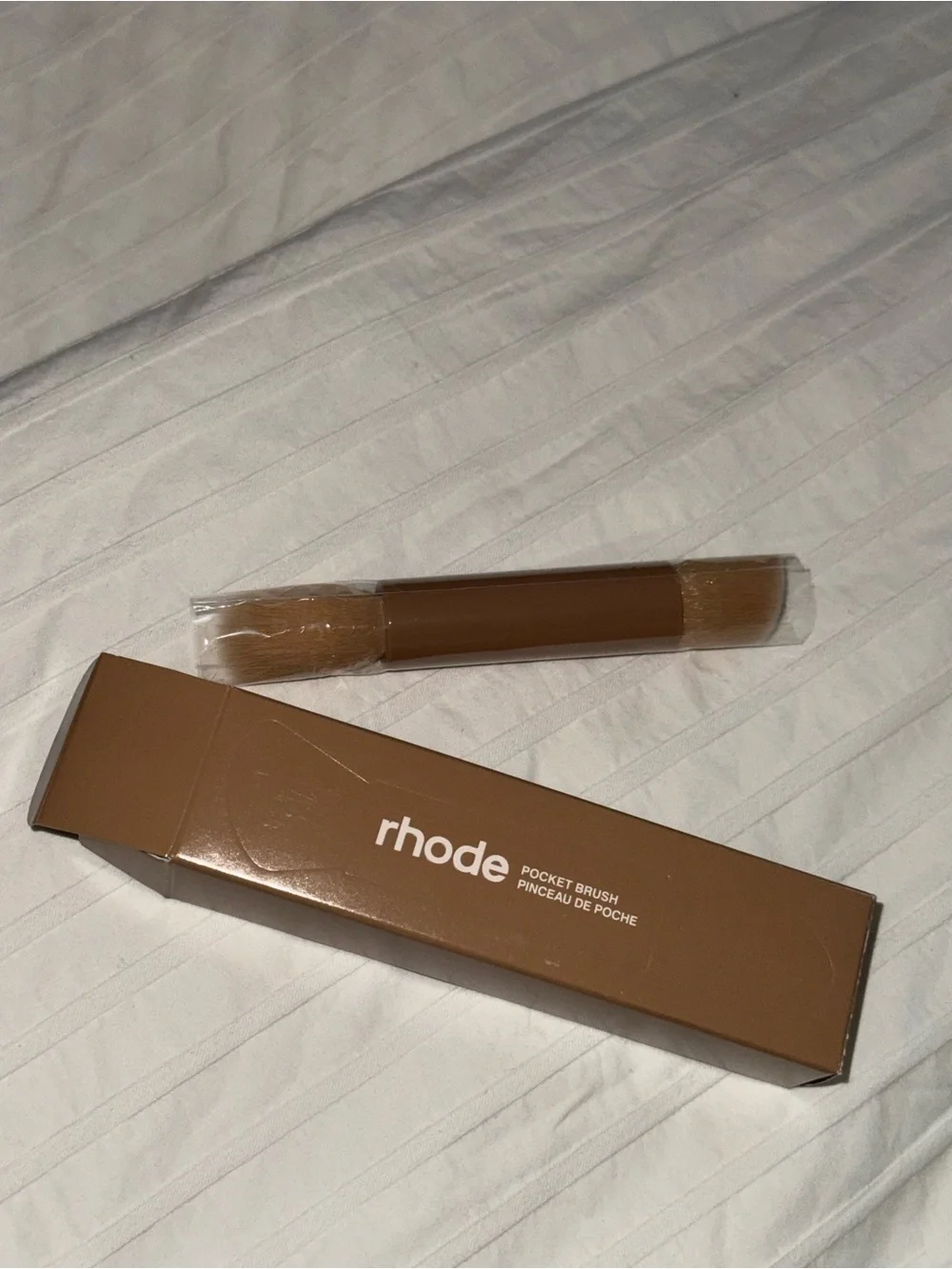 Rhode Pocket Brush Double-Ended Makeup Brush NWT